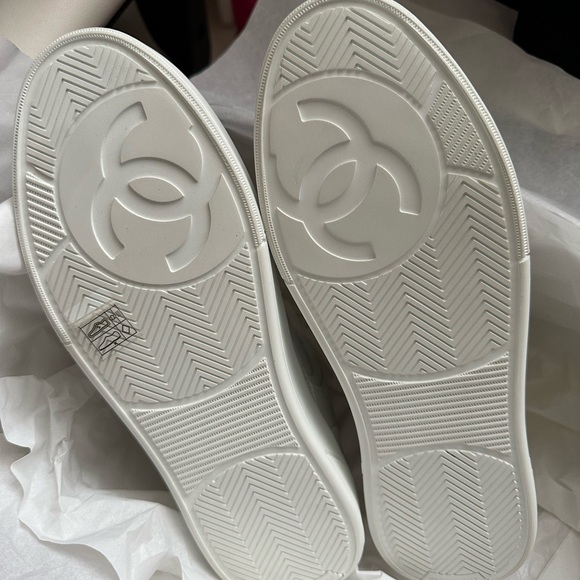 Brand new Chanel all white sneakers - Picture 3 of 3